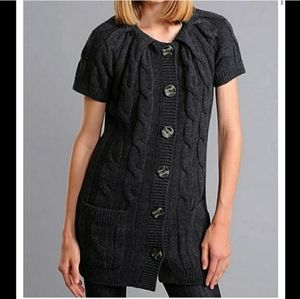 VINCE Sculpted Car Coat Charcoal Grey Sz SEUC! So rich and cozy.